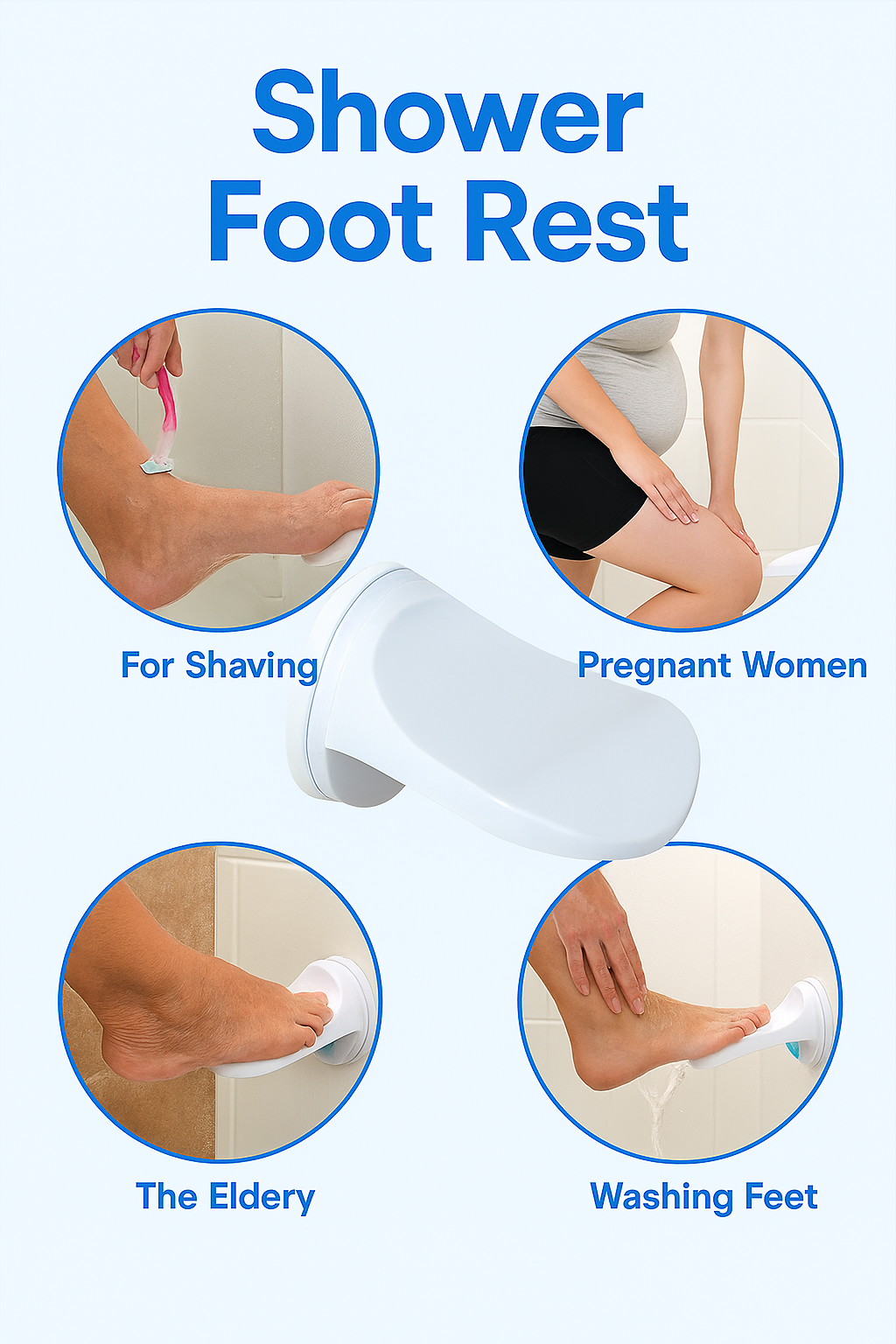 Bathroom Shower Foot Rest